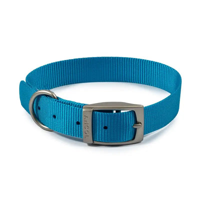 Ancol Viva Buckle Dog Collar 3 28-36cm Blue - Pet Supplies