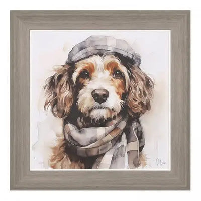 Archie The Dog Picture 38x38x3cm - Picture