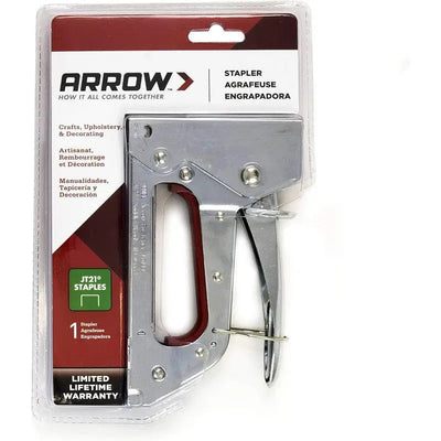 Arrow JT21/T27 Staple Gun and Replacement Staples (6mm