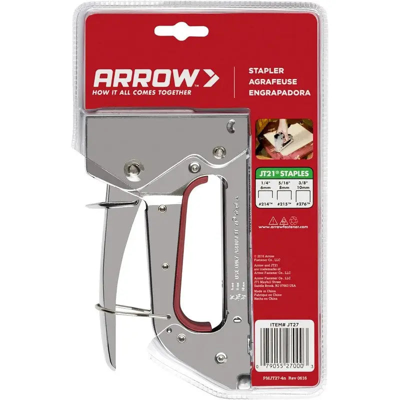 Arrow JT21/T27 Staple Gun and Replacement Staples (6mm