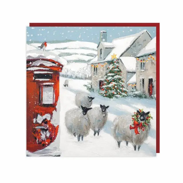 Art Beat Christmas Greeting Cards - 6 Pack - Assorted