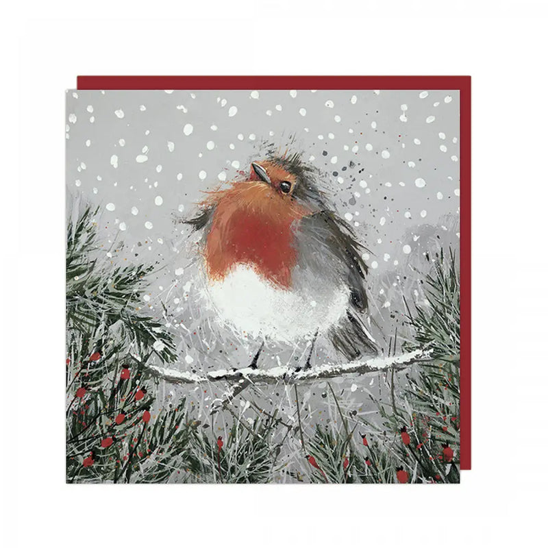 Art Beat Christmas Greeting Cards - 6 Pack - Assorted