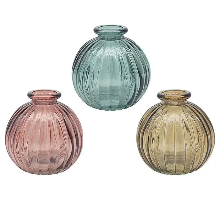 Bright Glass Range - Including Vases Candle Sticks Tealight