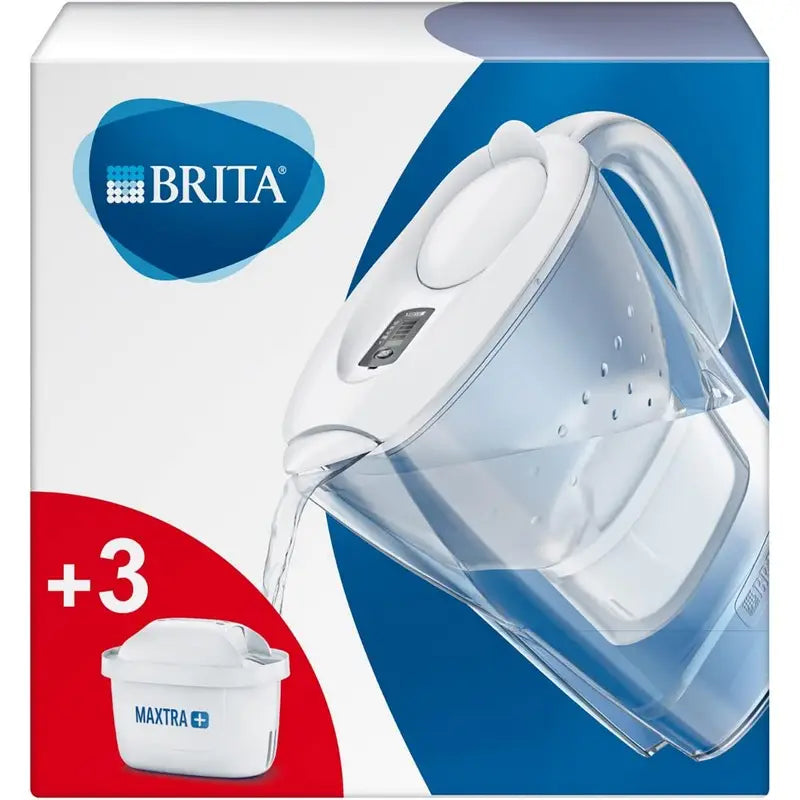 Brita Marella Water Filter Jug + 3 Maxtra+ Filters - 2.4