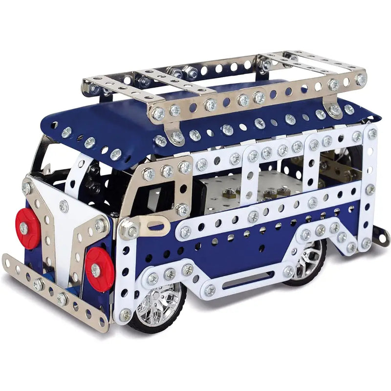 Camper Van Metal Construction Set (375 pieces) - Toys &