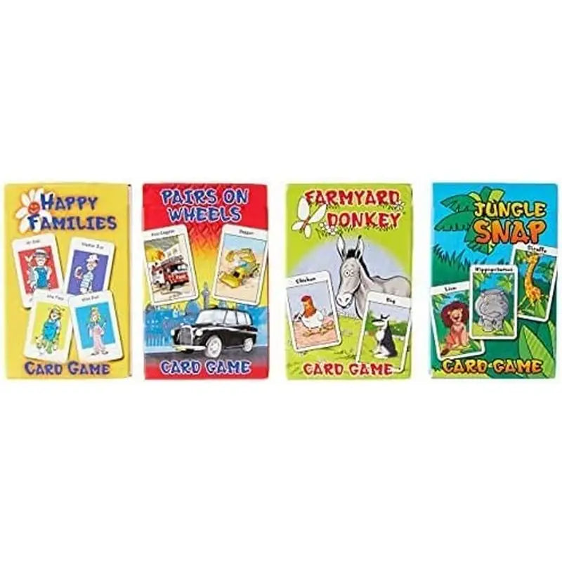 Cartamundi Children’s Card Games - 4 Assorted Games