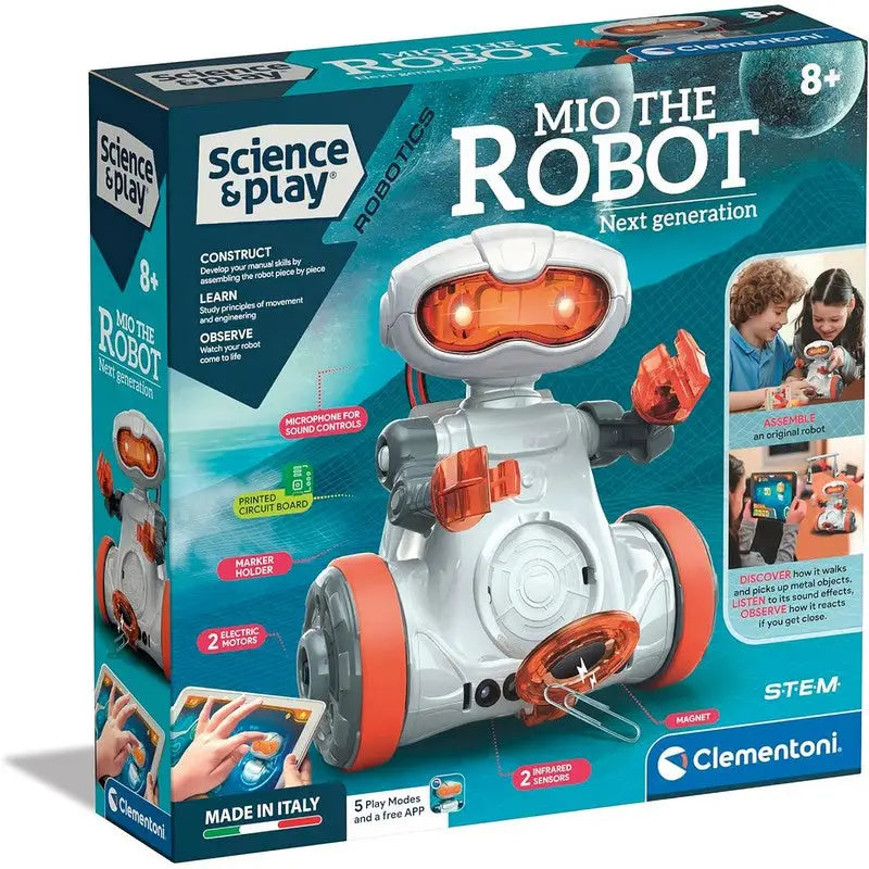 Clementoni MIO Robot Building Set - (30 x 7.7 x 30cm)