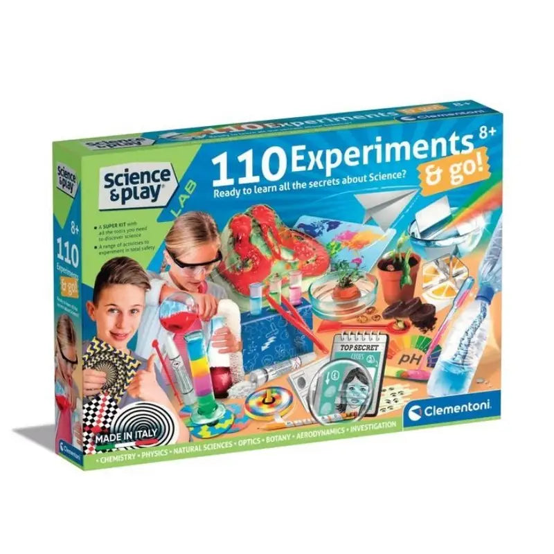 Clementoni Science & Play Lab 110 Experiments Set - Toys &