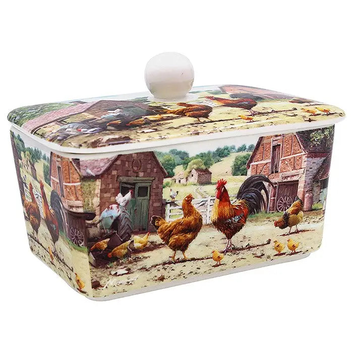 Cockerel & Hen Range - Mugs Coasters Trays and more