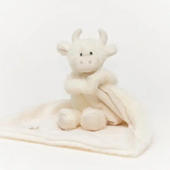 Cream Highland Cow Soother / Comforter - 29cm - Giftware