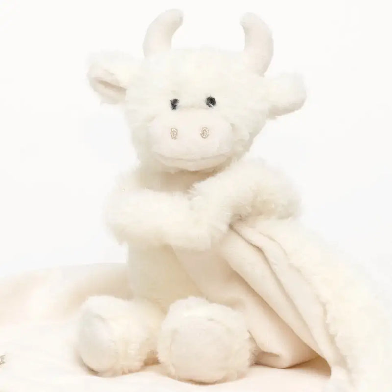 Cream Highland Cow Soother / Comforter - 29cm - Giftware