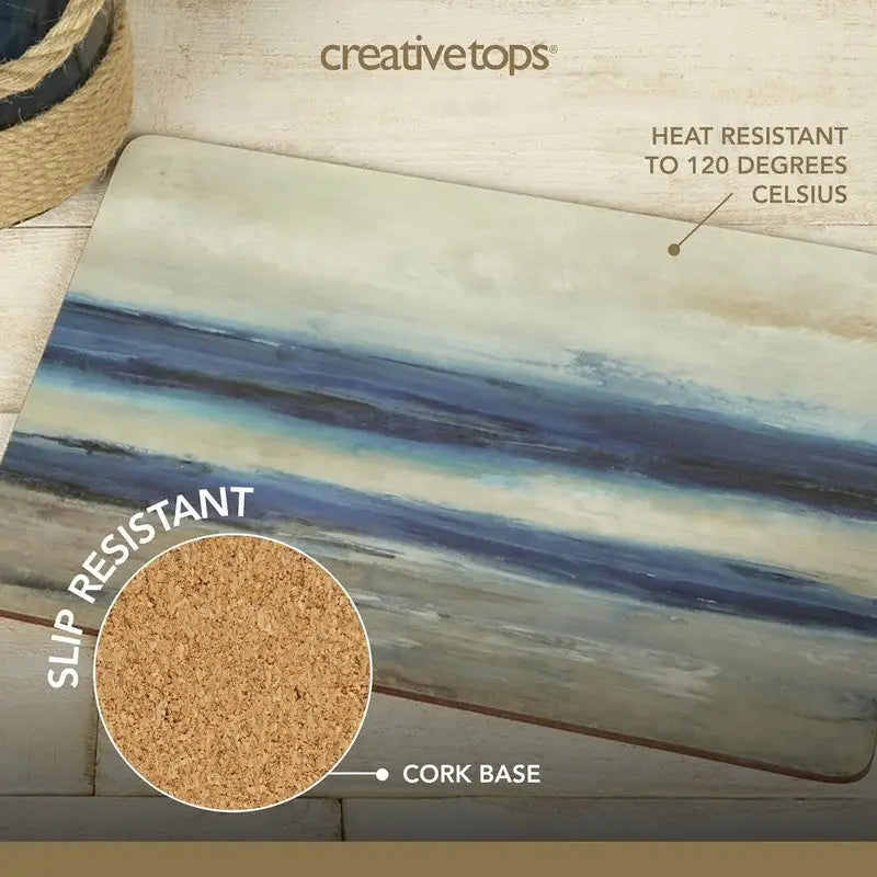 Creative Tops Abstract Blue Pack Of 6 Premium