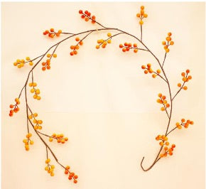 Orange Berry Garland 150cm