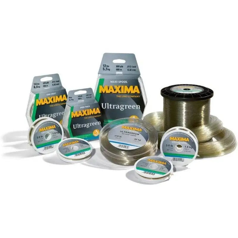 Dennett Maxima Ultragreen Fishing Line 100M - (4 5 6 & 8lb