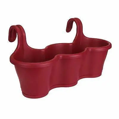 Elho Corsica Easy Hanger Trio Triple Fence Planter -