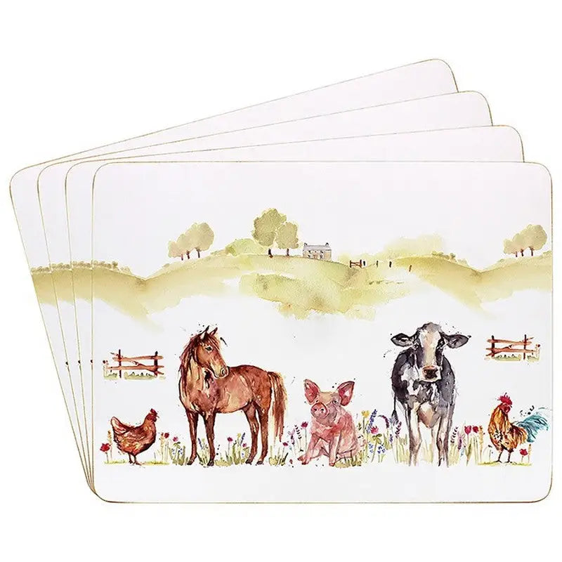 Farmyard Range - Mugs Coasters Placemats Cutting Boards