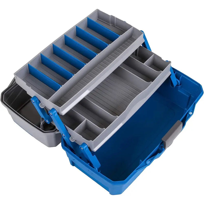 Flambeau 2-Tray Classic Tackle Box With Flip Lid (Blue