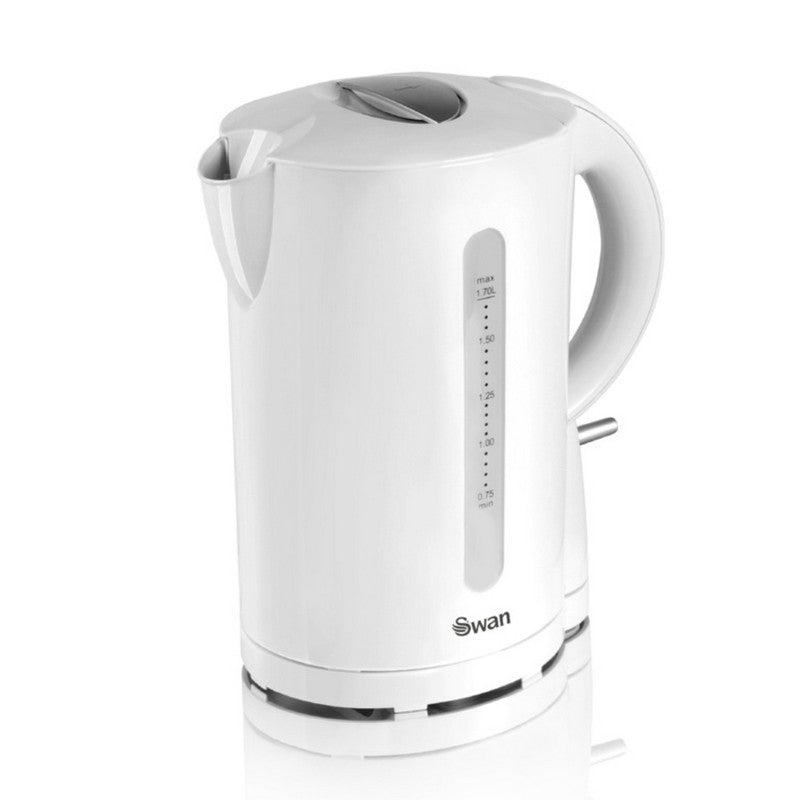 Swan Electric White Jug Kettle 1.7 Litre