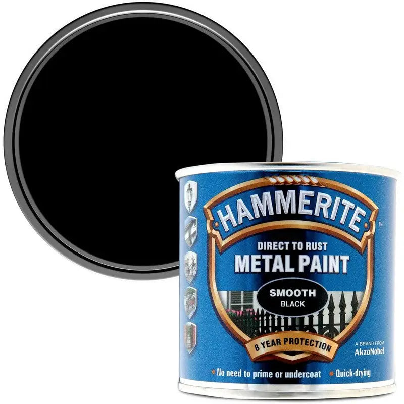 Hammerite Direct To Rust Metal Paint Smooth 1 Litre (750ml