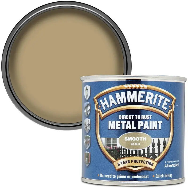 Hammerite Direct To Rust Metal Paint Smooth 1 Litre (750ml