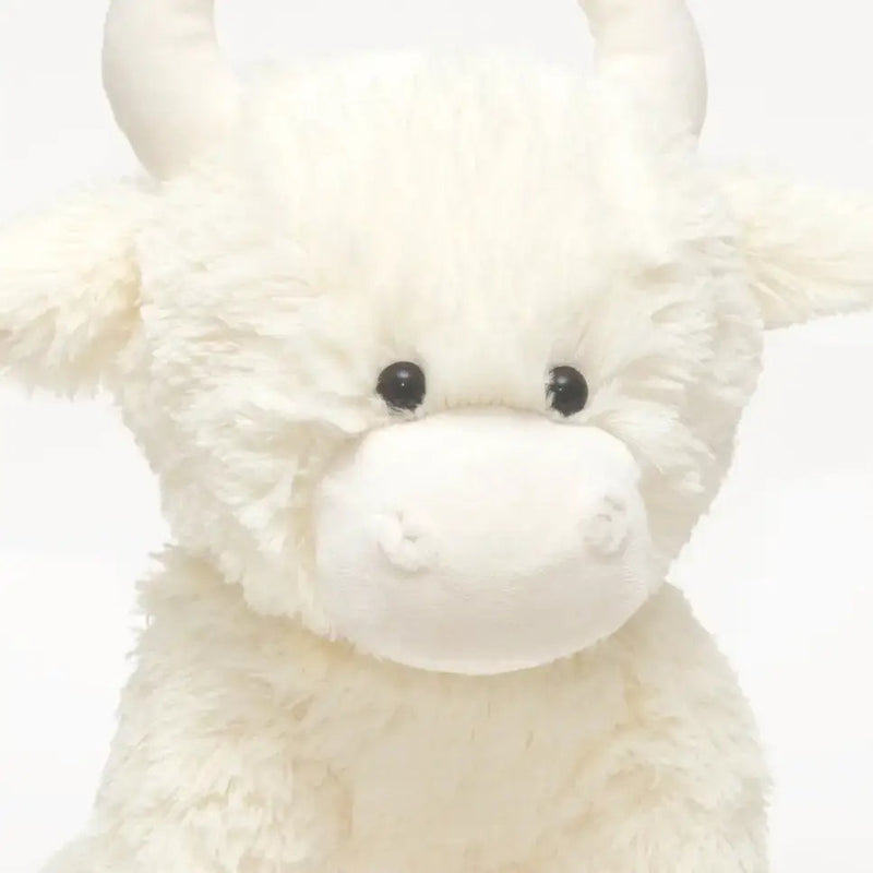 Highland Cow Large Teddy - Cream 30cm - Giftware