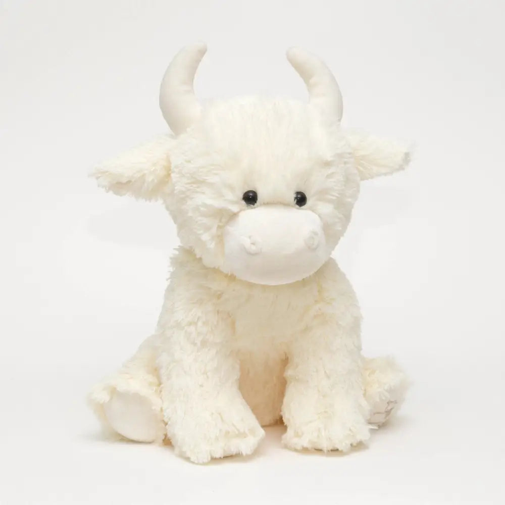 Highland Cow Large Teddy - Cream 30cm Or 13 Cm - Assorted Sizes ...