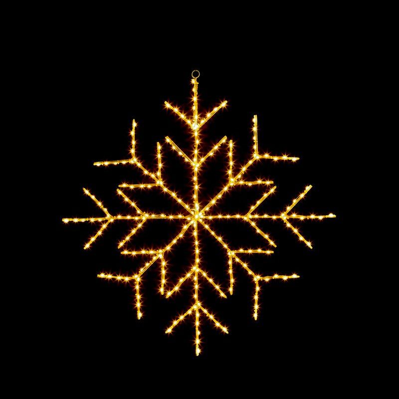 Premier Snowflake Twinkling Flexibright 76cm - Available in White or Warm White