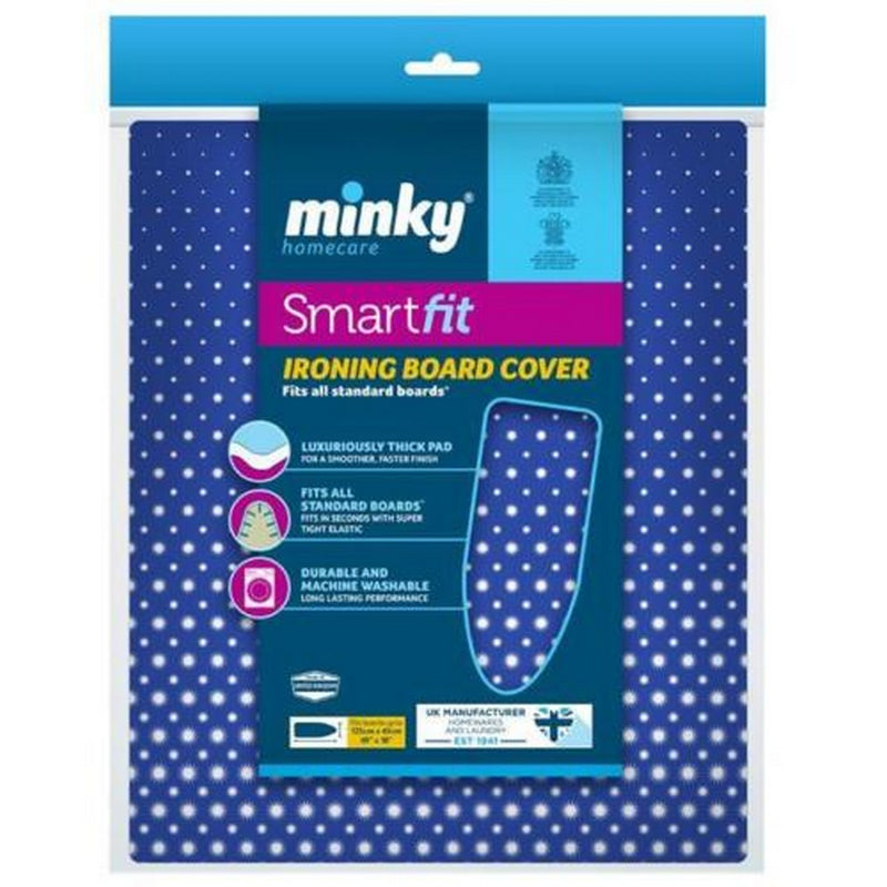 Minky Smartfit Ironing Board Cover 125X45cm / 49 x 18 Inch Assorted