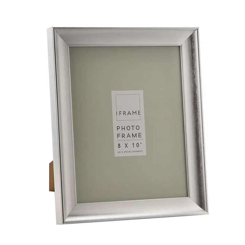 iFrame Traditional Brushed Silver - 4x6 / 5x7/ 6x8 / 8x10 -