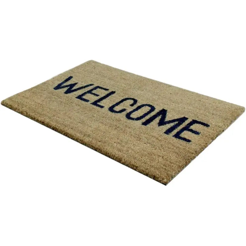 JVL Welcome Coir Door Mat 33.5 x 60cm - Homeware >> Rugs &