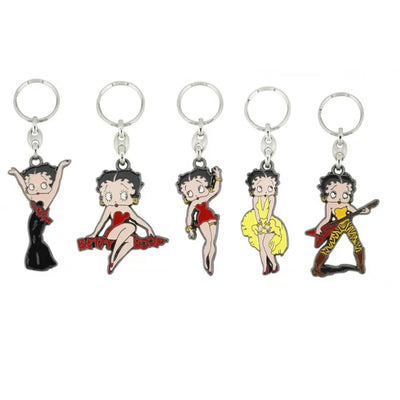 Key Rings - Betty Boop - 5 Designs (1 Sent) - Giftware