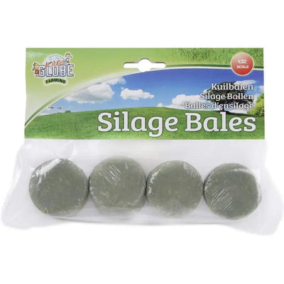 Kids Globe Farming Round Hay Bales 4pk - Farm Toys