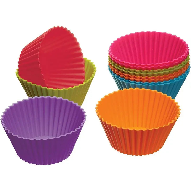 Kitchen Craft Colour Works Silicone Cupcake Cases 7cm - 12