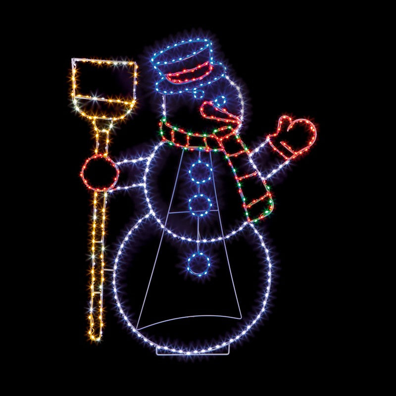 Premier Snowmen Twinkling Flexibright 1mx79cm