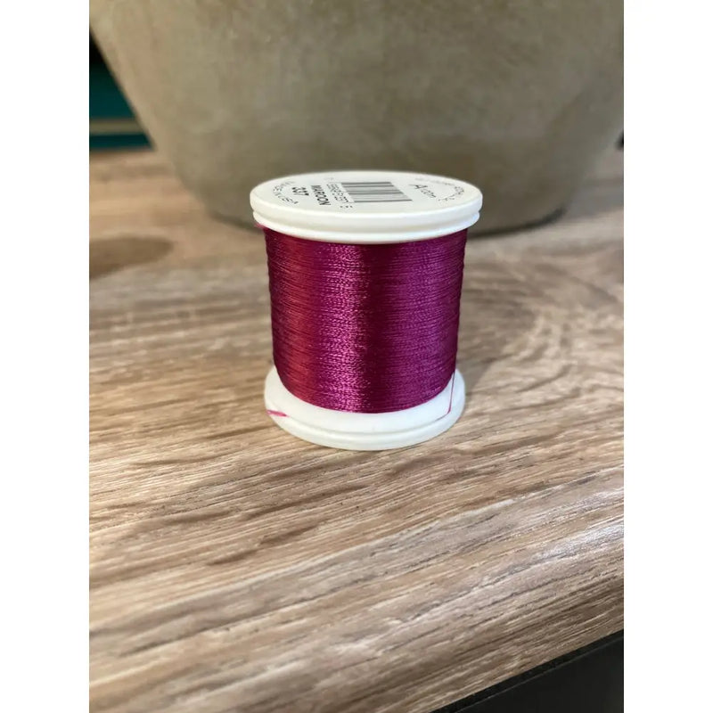 Leeda 601 Fine Metallic Line 100M - Maroon - Fishing Line