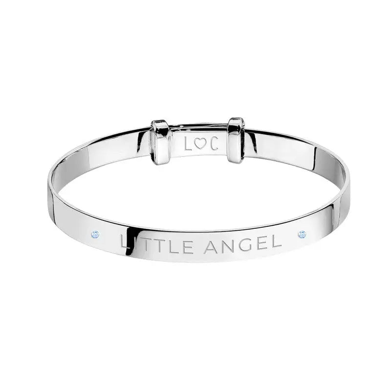 Life Charm Little Angel Christening Bangle - Bracelets