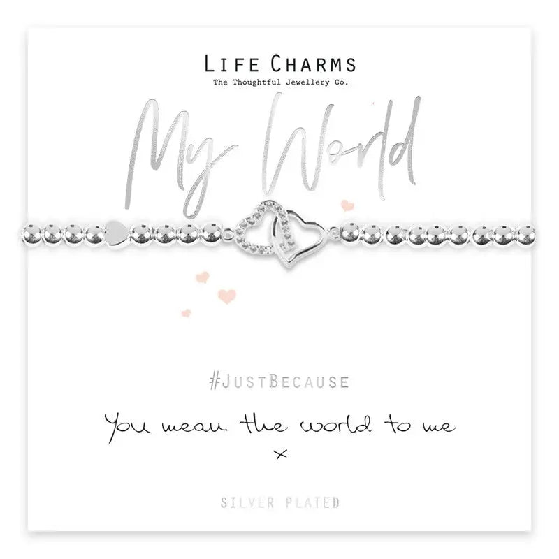 Life Charm You Mean The World To Me Bracelet - Bracelets