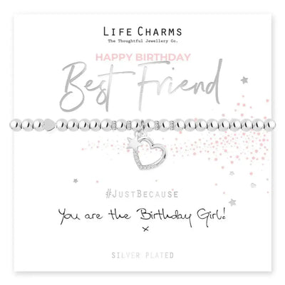 Life Charms Best Friend Birthday Bracelet - Giftware