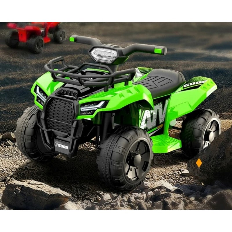 JS Champion 6V Electric Ride On Quad - Green