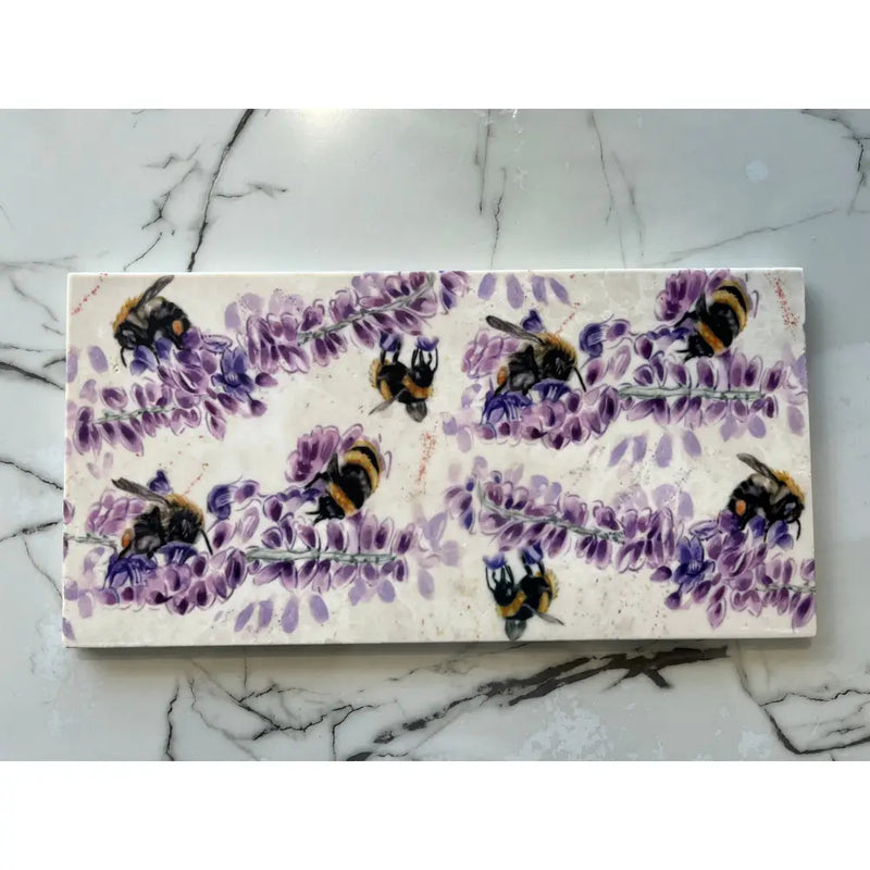 Marble Large Sharing Trivet 20 x 40cm - Study In Bee