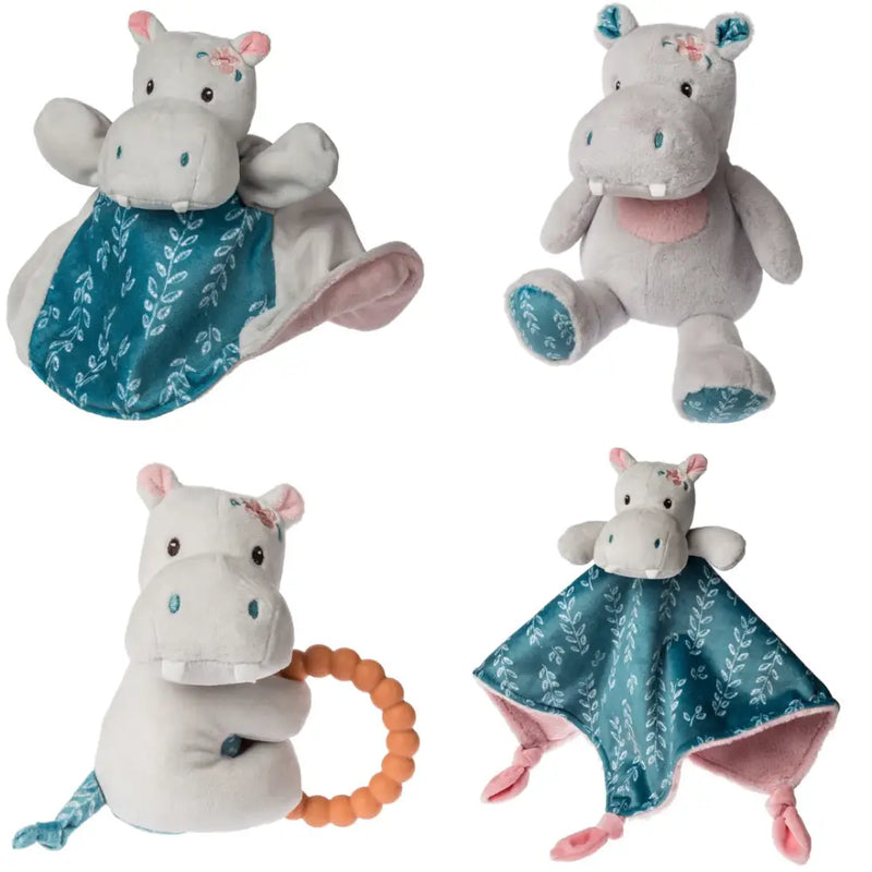 Mary Meyer Jewel The Hippo - Asst. Blanket Teeth Toy &