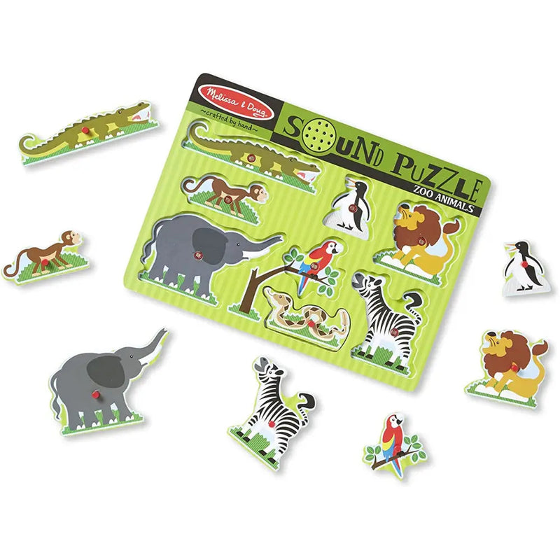 Melissa and Doug Wooden Animal Puzzles - Wooden Farm Animals