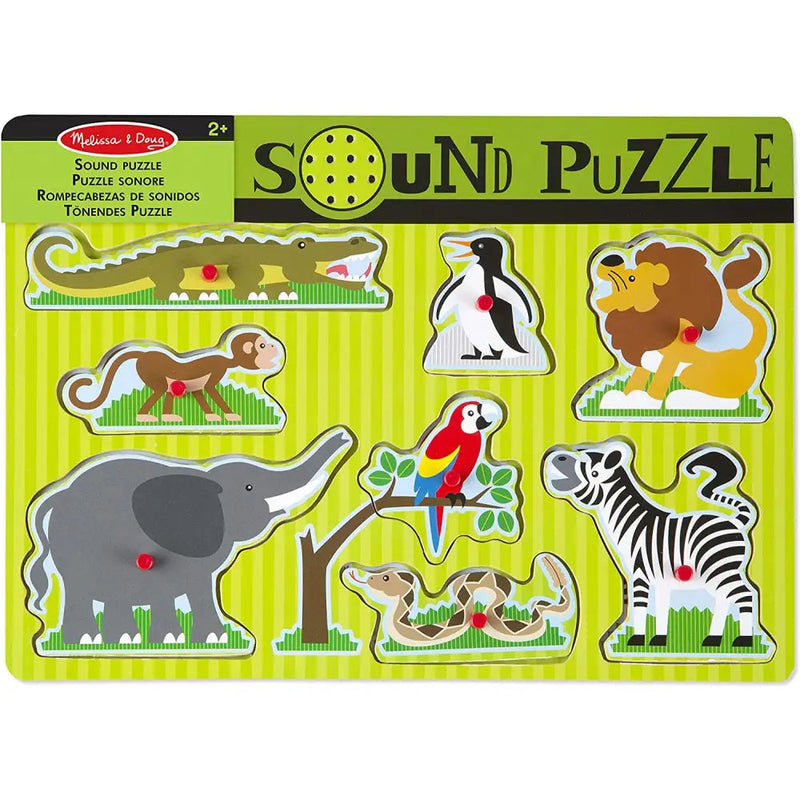 Melissa and Doug Wooden Animal Puzzles - Toys & Games