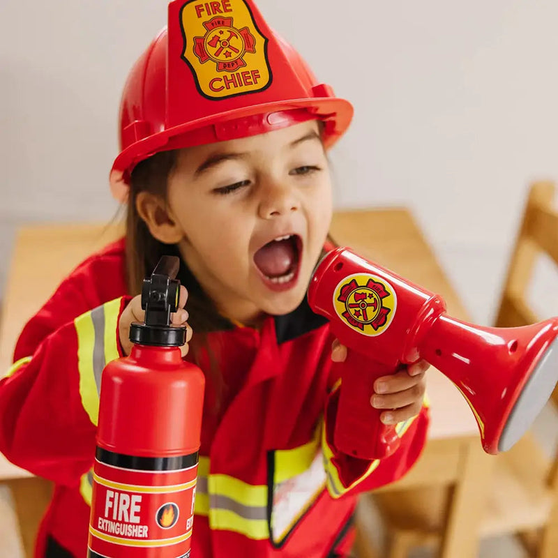 Melissa & Doug Fire Chief Role Play Set Costume - Toys