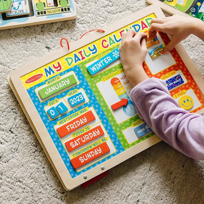 Melissa & Doug My First Daily Magnetic Calendar - Toys