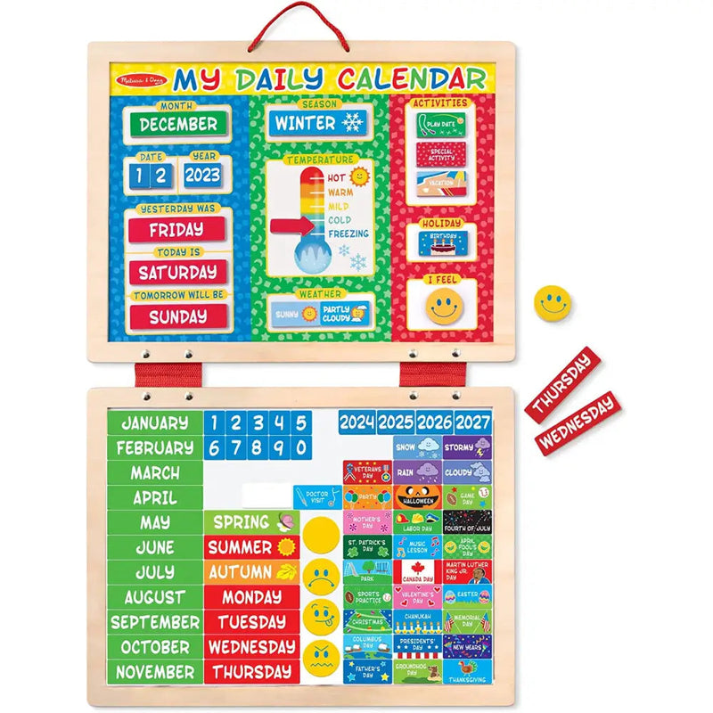 Melissa & Doug My First Daily Magnetic Calendar - Toys