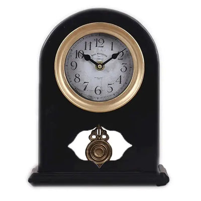 Metal Pendulum Mantle Clock 20x10x25cm - Homeware >> Clocks