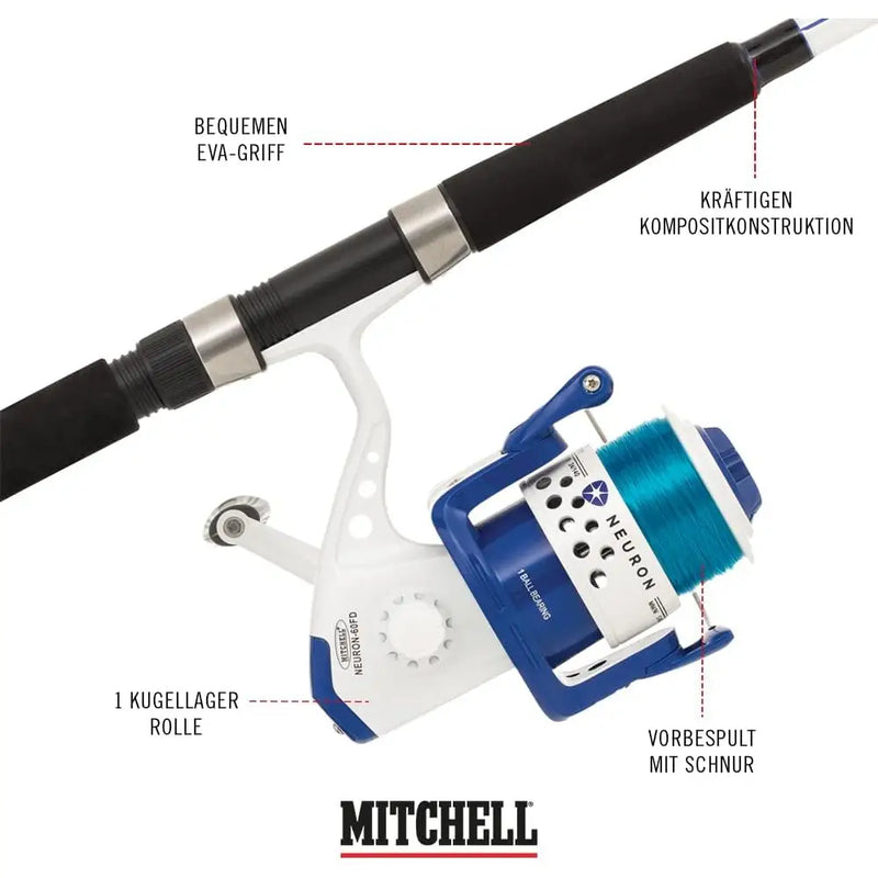 Mitchell Neuron 7’ Boat Fishing Rod & Reel Combo 2.1M/