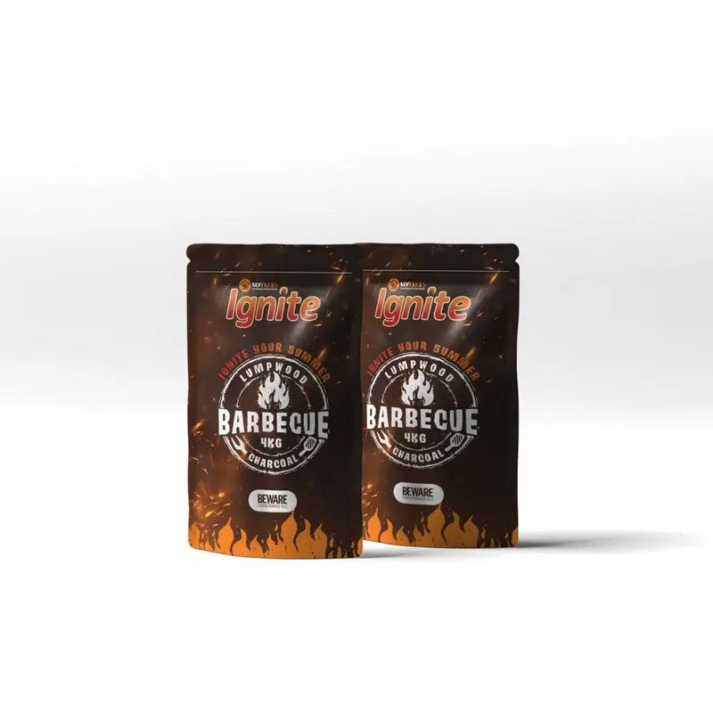 My Fuel Ignite Lumpwood BBQ Charcoal - 4kg - Garden &