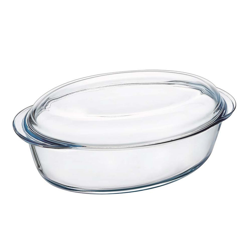 Pyrex Essentials Oval Casserole Dish 4L (3+1L) 33x20cm